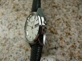 Vintage 1975 Seiko King Quartz 4823 - 8000 Quartz Silky Silver Dial JDM Rare 3