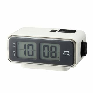 Bruno Flip Clock Type Digital Retro Compact S White Bcr003 - Wh From Japan