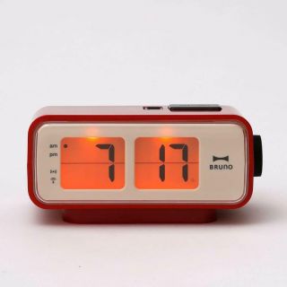 BRUNO Flip Clock Type Digital Retro Compact S white BCR003 - WH from Japan 2