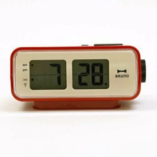 BRUNO Flip Clock Type Digital Retro Compact S white BCR003 - WH from Japan 5