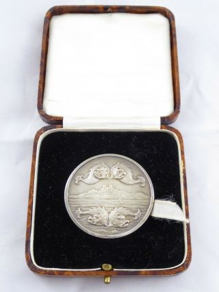 Solid Sterling Silver Dover Sea Angling Astor Cup Fishing Medal 1928 30 G