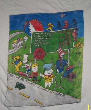 Vintage Grateful Dead T - Shirt Spring Tour 