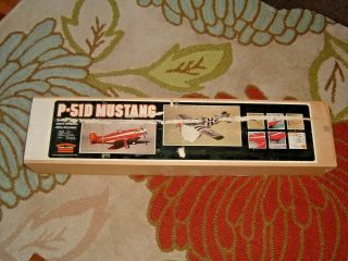Vintage House Of Blasa Scale Rc Airplane Model Kit: P - 51d Mustang.  29 -.  40 Power
