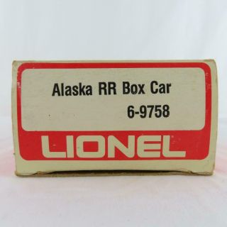 Lionel 9758 Alaska Rare White Lettering Variation/Yellow Stripe 1976 Issue 3