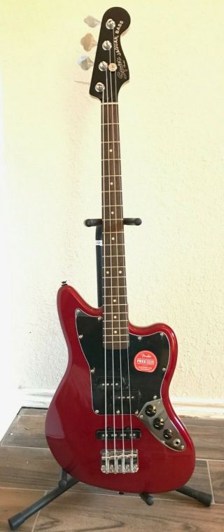 Squier Vintage Modified Jaguar Bass Special Ss - Candy Apple Red