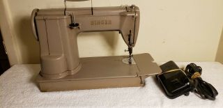 Vintage Singer 301A Long Bed Sewing Machine 5