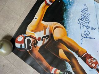 Franz Klammer Marker ski Poster Vintage Advertising Olympics skiing 2