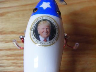 Killer Baits Rusty Jessee Heddon 150 Style Glasseye In President Trump Wood Box