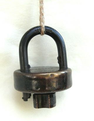 Rare 1920 ' s United Inventors Permutation lock From Niagara Falls 4