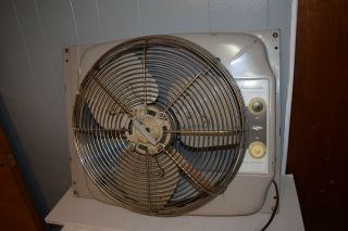 Vintage Sears Kenmore Thermostat 2 Spd Reversible 20 " Window Fan