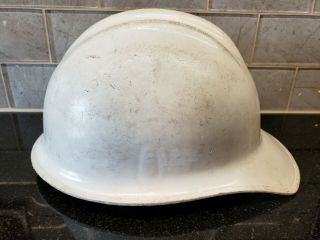 Vintage E.  D.  Bullard Co.  Hard Hat Helmet,  Hard Boiled with Liner,  S.  F.  USA 7