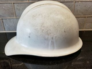 Vintage E.  D.  Bullard Co.  Hard Hat Helmet,  Hard Boiled with Liner,  S.  F.  USA 8
