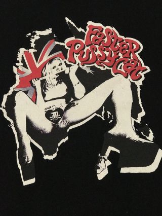 Faster Pussycat Shirt Vtg Tour La Guns Roses Poison Jovi Crue Ratt Dokken Winger