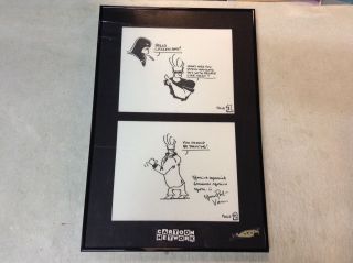 Rare Van Partible Johnny Bravo Artwork Cartoon Network One Of A Kind