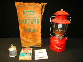 Vintage - Coleman Lantern - 200a - Dated 9/1956 - W/box,