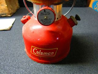 Vintage - Coleman Lantern - 200A - Dated 9/1956 - w/box, 8
