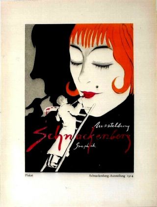 Vintage Poster Print Schnackenberg Graphics Expo 1922