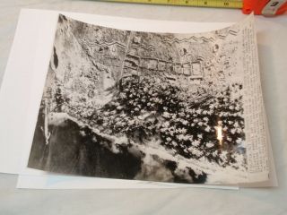 1944 Wwii Associated Press Wire Photo Dive Bomber View Japan Trench Engebi Dp14