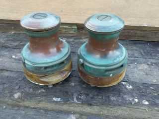 Vintage Bronze Winches