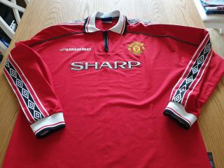 Vintage umbro Manchester United Shirt XL 99/2000 long sleeve 2