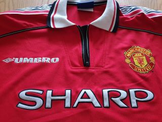 Vintage umbro Manchester United Shirt XL 99/2000 long sleeve 3