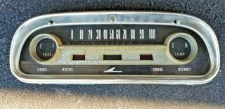 Vintage Ford Falcon 61 - 63 Parts Dashboard With Gauges Auto Part