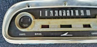 Vintage Ford Falcon 61 - 63 Parts Dashboard With Gauges Auto Part 3