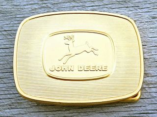 John Deere Tractor Logo Farming Agriculture Vintage Belt Buckle