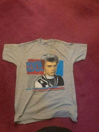 Vintage Billy Idol Shirt Rare 1984