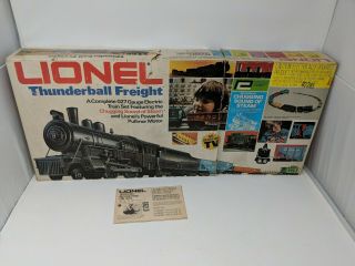 Lionel Thunderball Freight 027 O Scale Electric Train Set Engine 8500 Vtg 70s