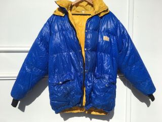 Vintage 80s Mountain Equipment Annapurna Puffa Down Snow Jacket Hooded England L
