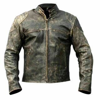 Real Leather Jacket Men 
