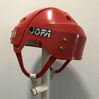 JOFA hockey helmet 23551 Gretzky style red classic vintage 4