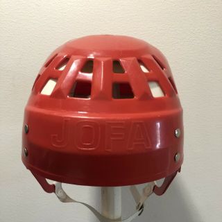 JOFA hockey helmet 23551 Gretzky style red classic vintage 7