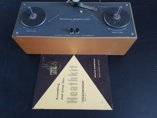 Vintage Heathkit Speedwinder Sw - 1 Reel - To - Reel Winder Classic