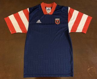 Rare Vintage Adidas Mls Dc United 1997 Futbol Soccer Jersey