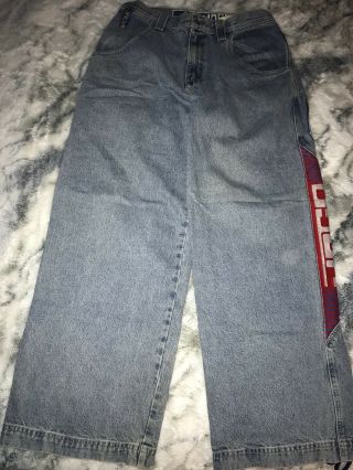 Rare Jnco Jeans 34 x 32 Vintage Multi - Track 8