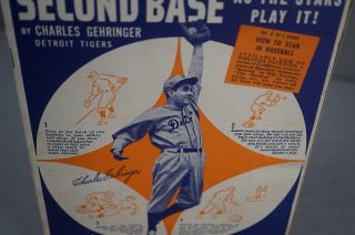RARE ORIG.  1930 ' S CHARLIE GEHRINGER TIGERS BASEBALL WHEATIES COMPLETE EMPTY BOX 3