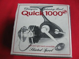 Vintage DAM QUICK 1000 Spinning Fishing Reel - RARE 12