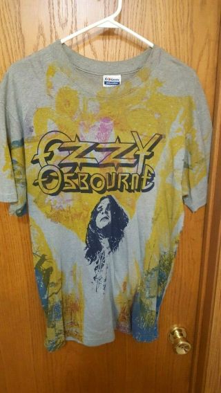 Vintage 1991 Ozzy Osbourne Diary Of A Madman All Over Print Shirt