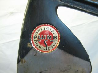 Rare Plumb Toma Boy Scouts of America Hatchet Camping Axe Wood Tool Sheath Decal 3