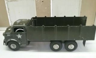 Vintage Marx Lumar Pressed Steel Army Truck 1950 