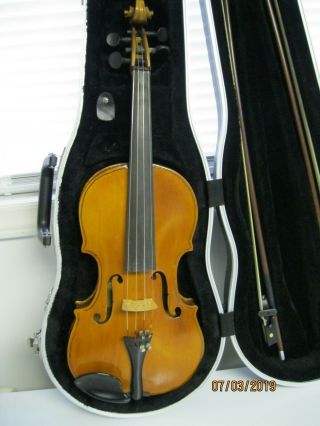 Vintage/Antique? VIOLIN INSTRUMENT w/ Bow,  Case and other accessories 3