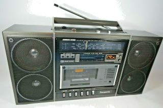 Old Vintage Panasonic Rx - F32le Boombox Ghettoblaster Portable Radio/ Stereo