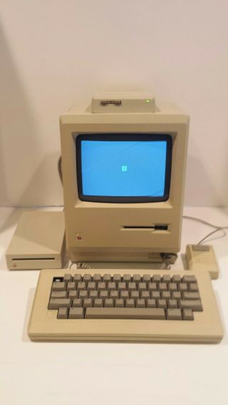 Vintage Macintosh 512k M0001w External Disk Reader.