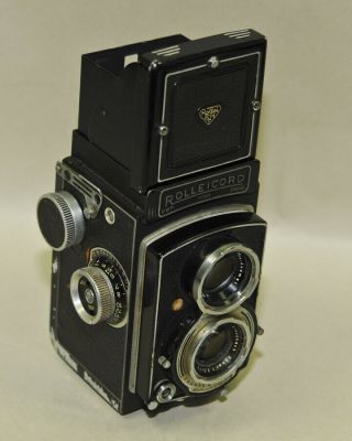 Vintage Rollei Rolleicord V Camera Xenar 3.  5/75 Synchro - Compur Fugly Fix/parts