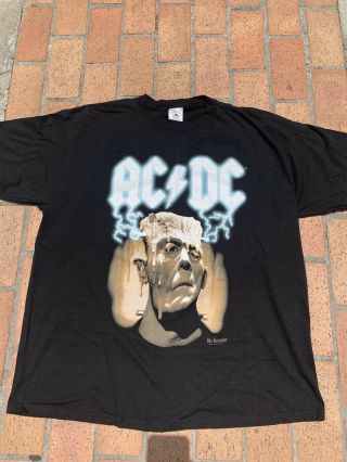 Vintage Rare 2000 Acdc " Meltdown " Frankenstein T - Shirt Size Xl Black