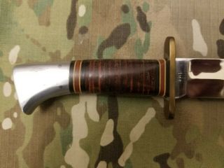 VINTAGE EARLY VIETNAM ERA,  WESTERN L46 - 8 HUNTING SURVIVAL KNIFE WITH SHEATH 5