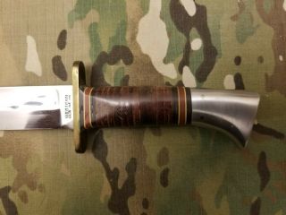 VINTAGE EARLY VIETNAM ERA,  WESTERN L46 - 8 HUNTING SURVIVAL KNIFE WITH SHEATH 8