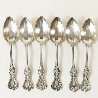 6 Towle Sterling Silver.  925 Old Colonial Spoons,  1895 - 153.  57 Grams